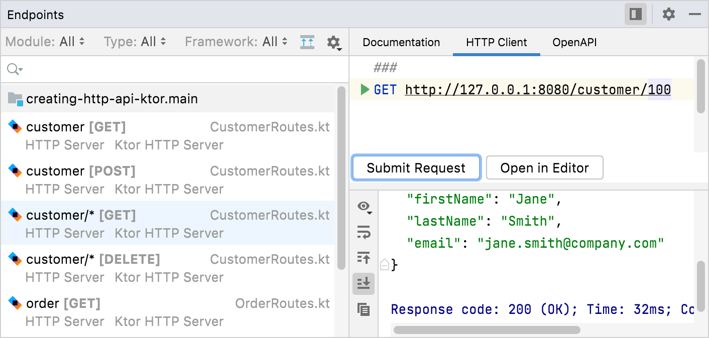 Ktor endpoints HTTP client