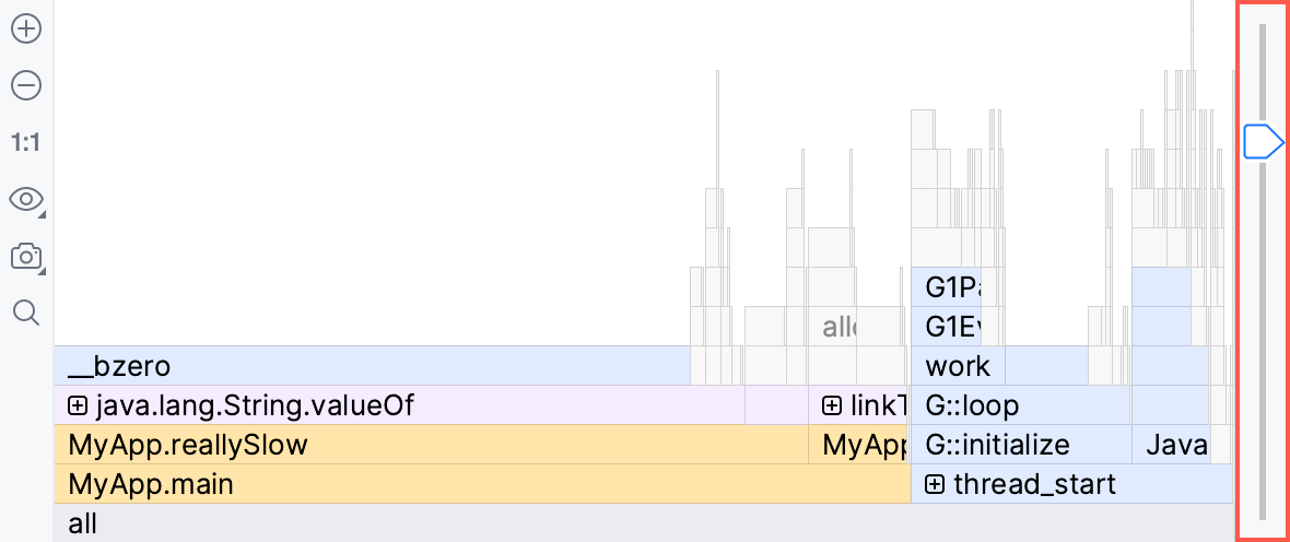 Setting nodes filter in the Presentation Settings menu