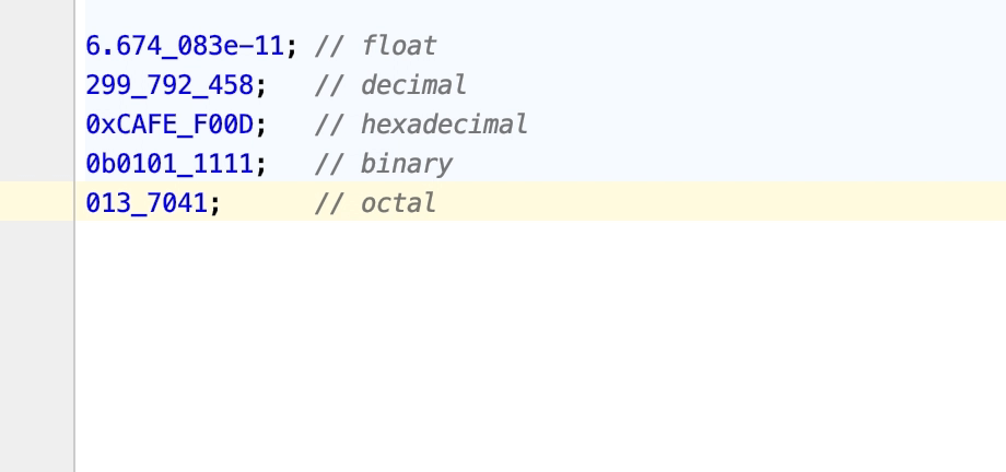 Adding numeric literal separators