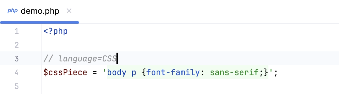 CSS injection comment