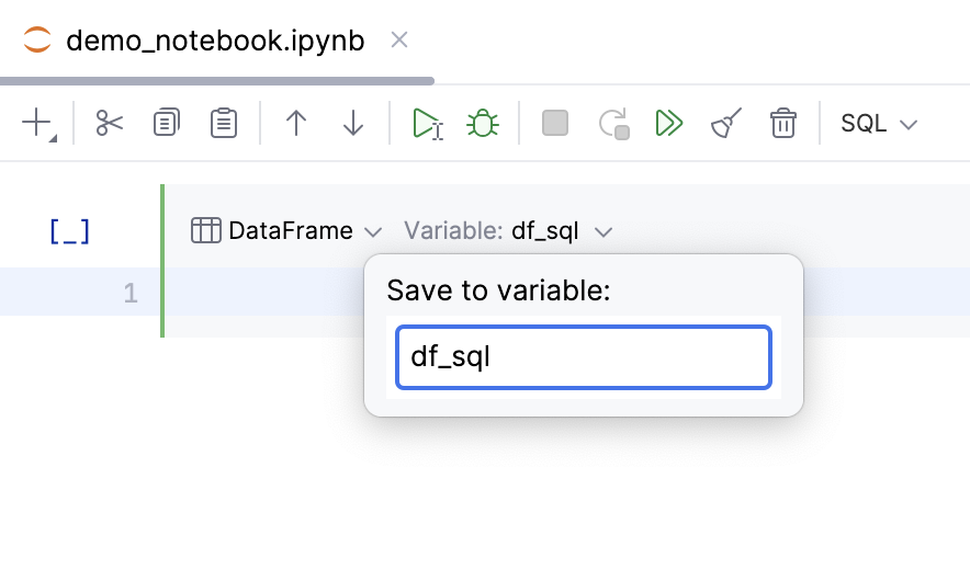 Set python variable