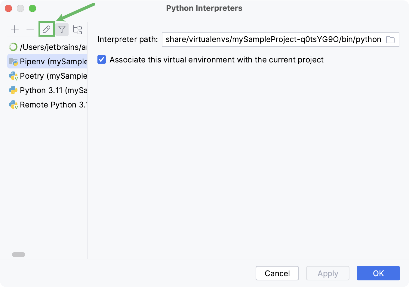 Configure A Python Interpreter PyCharm Documentation Configure A Python Interpreter PyCharm Documentation