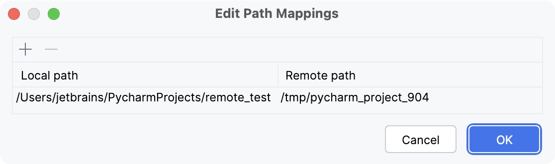 Path mapping