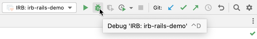 Debug IRB console