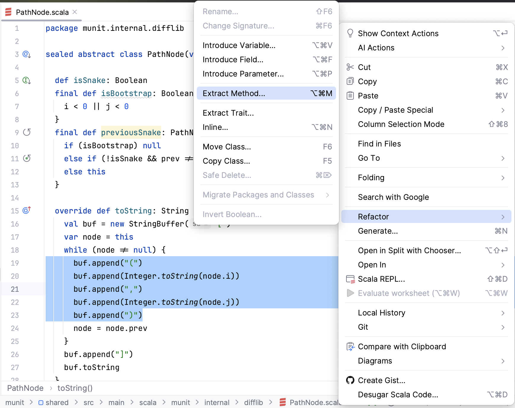 Refactoring basics