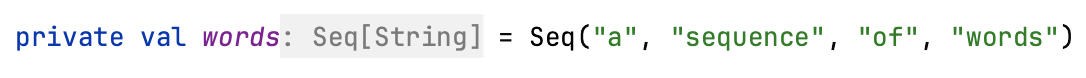 Inlay hints for Scala method chains