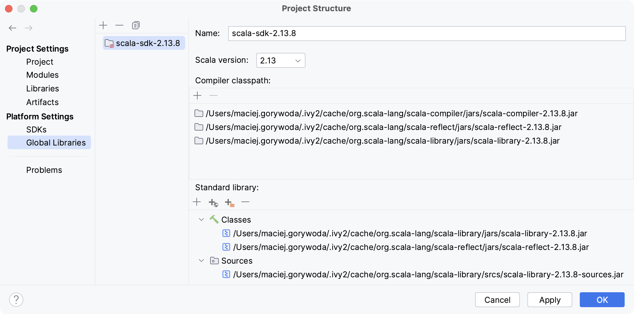 Scala version update