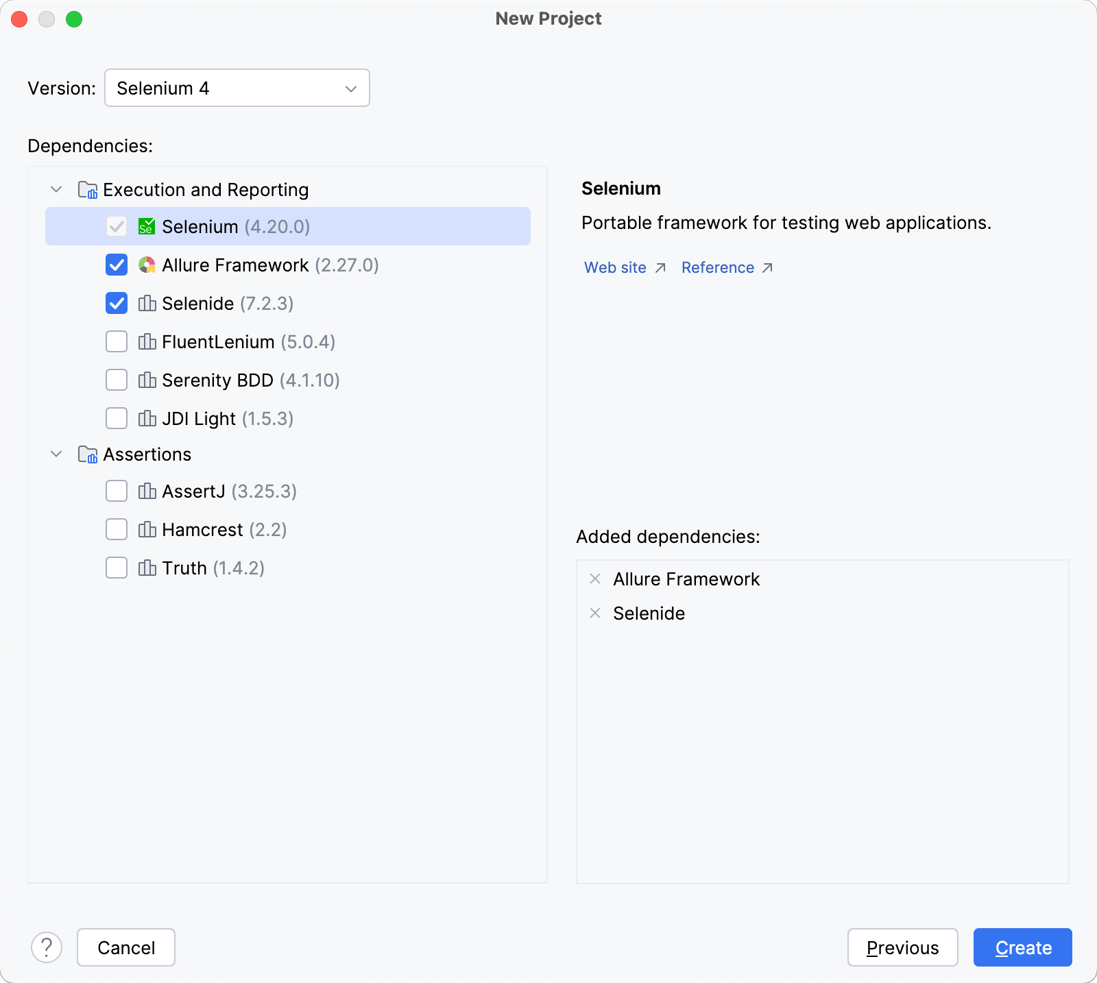 Adding dependencies