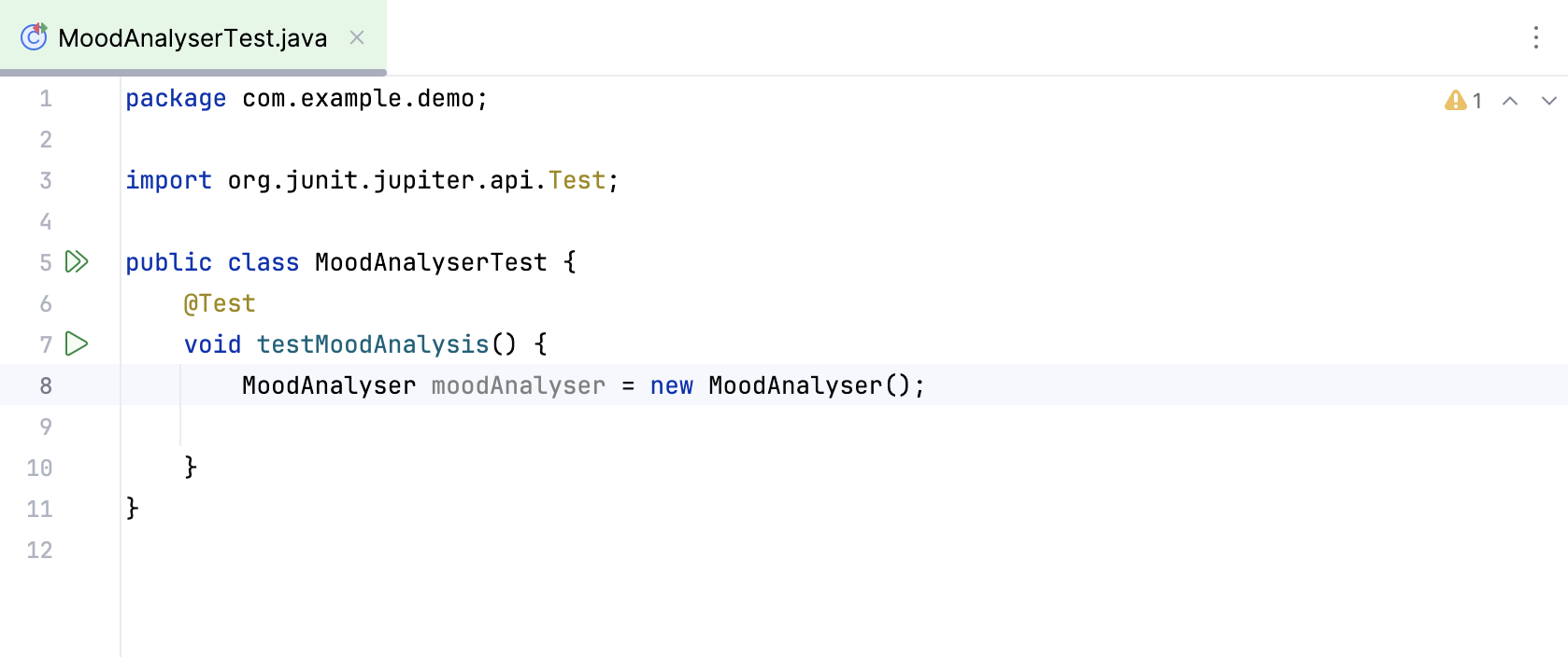 Tdd extract variable