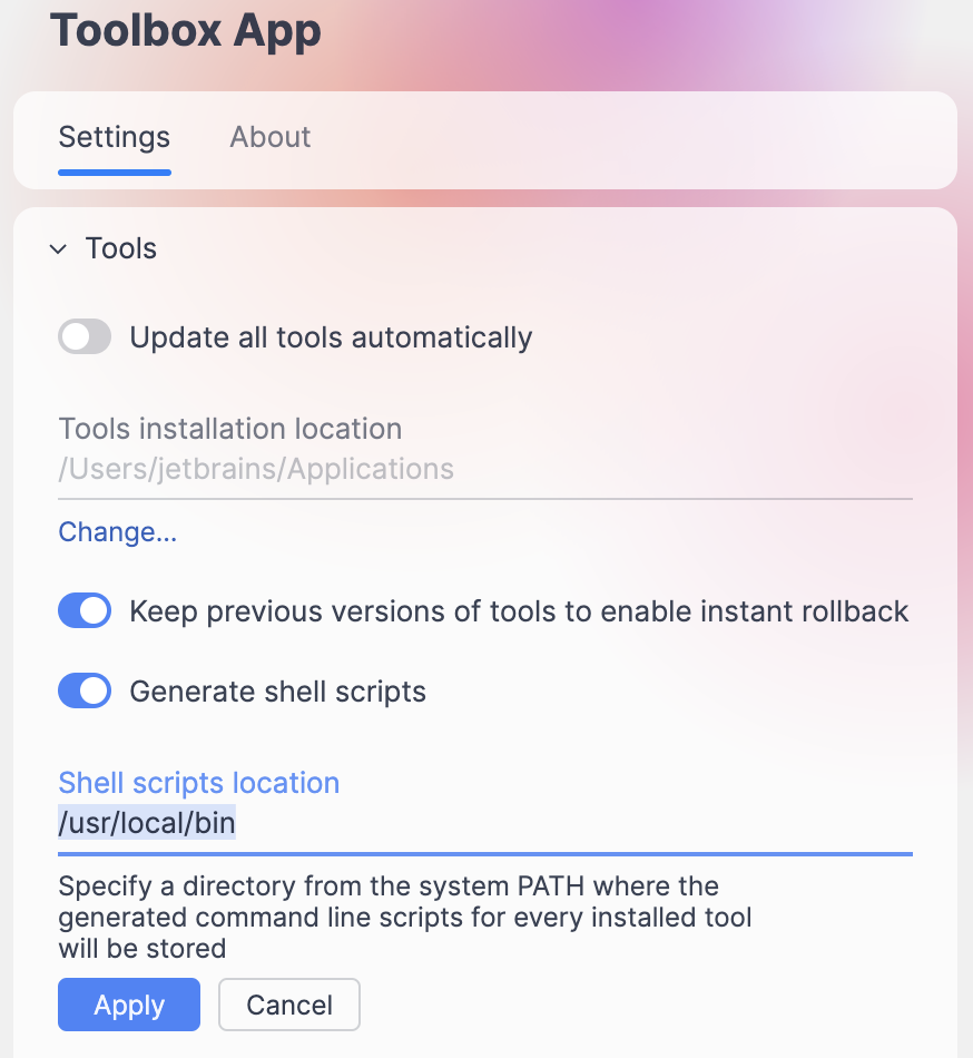 Changing location of shell scripts