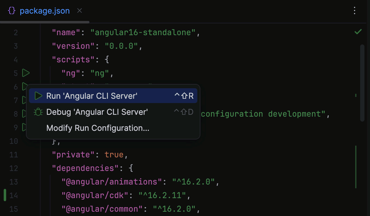 Angular | PyCharm Documentation