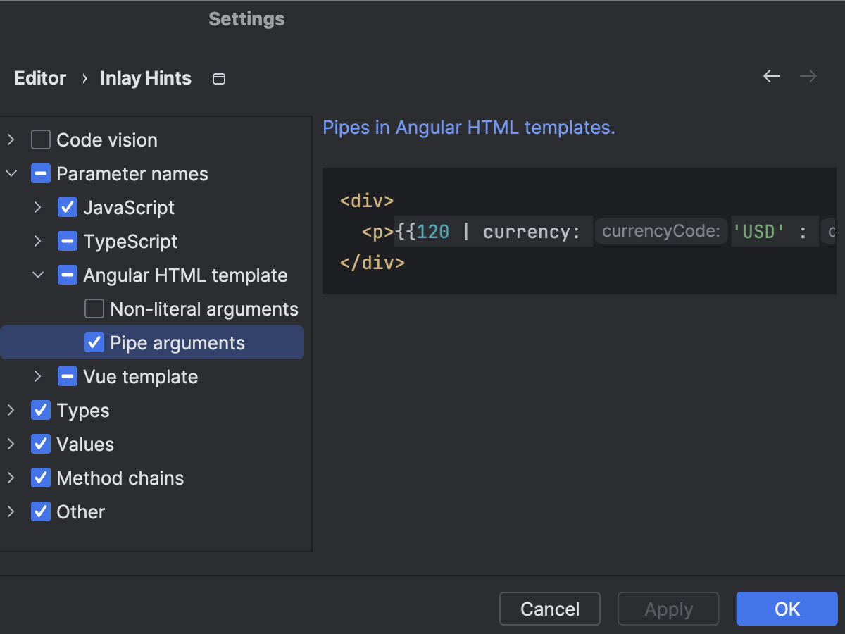 Angular | PyCharm Documentation
