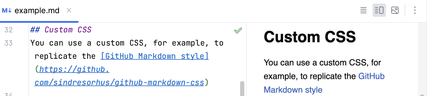 Default Markdown CSS