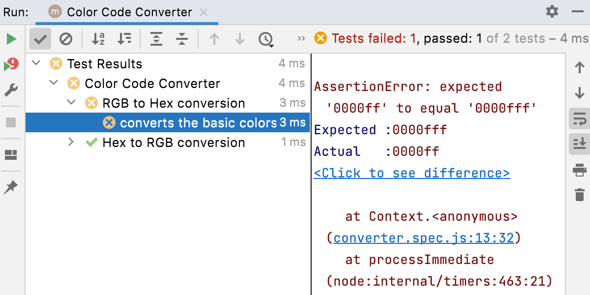 Mocha: Monitor tests