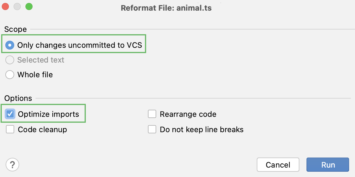 Reformat file: optimize import