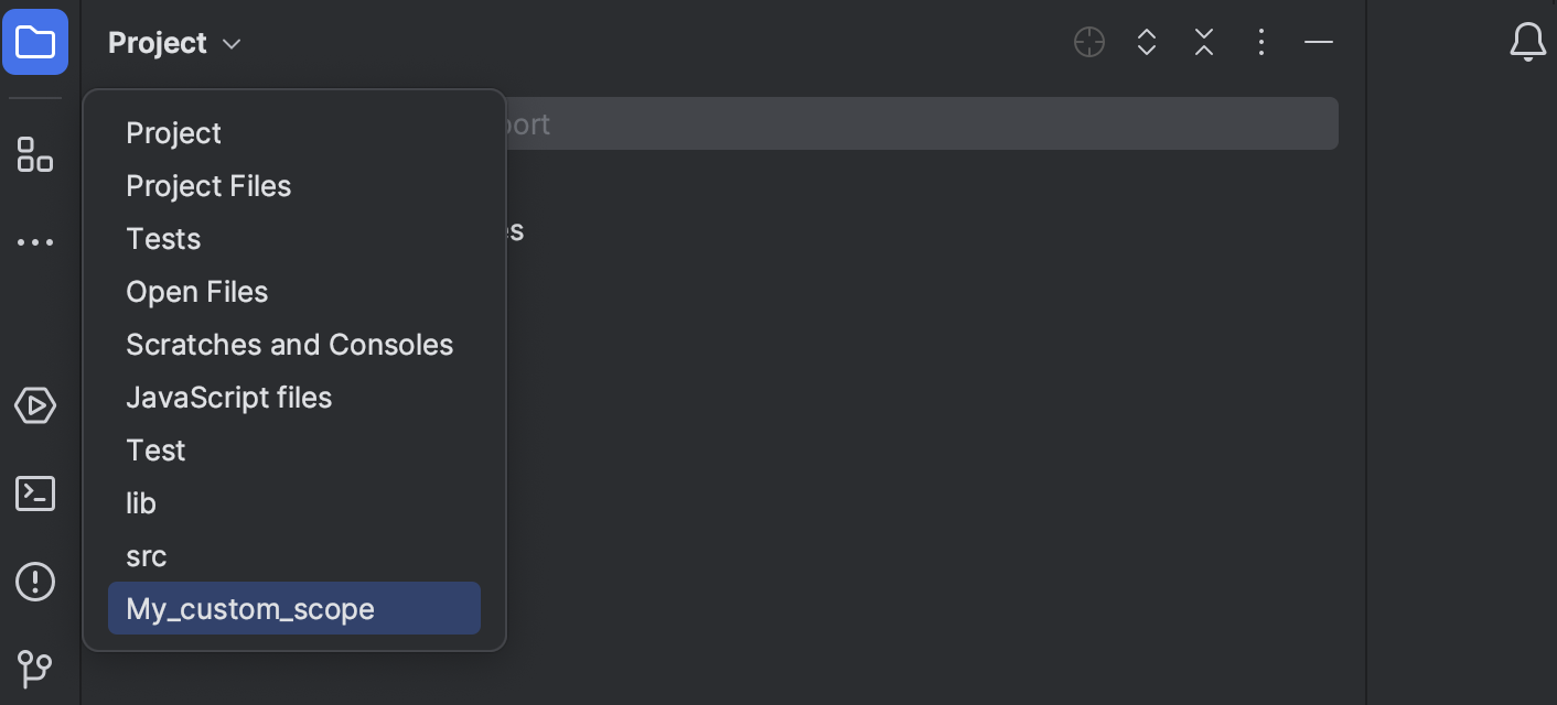 Scopes and file colors | WebStorm Documentation