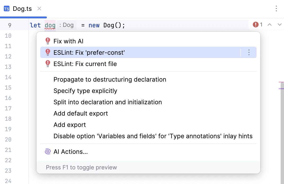 ESLint: resolving problems