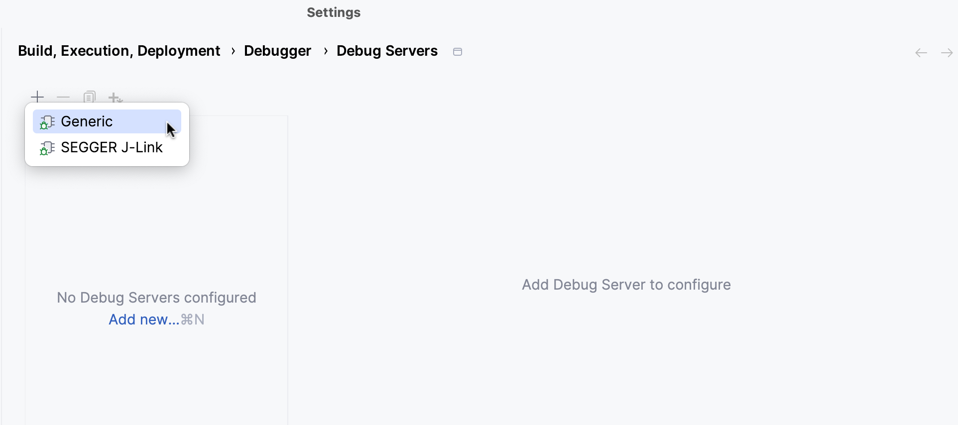 Adding SEGGER J-Link
