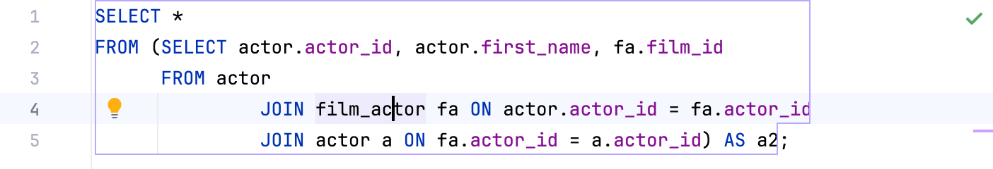 Parameter hints Parameter hints