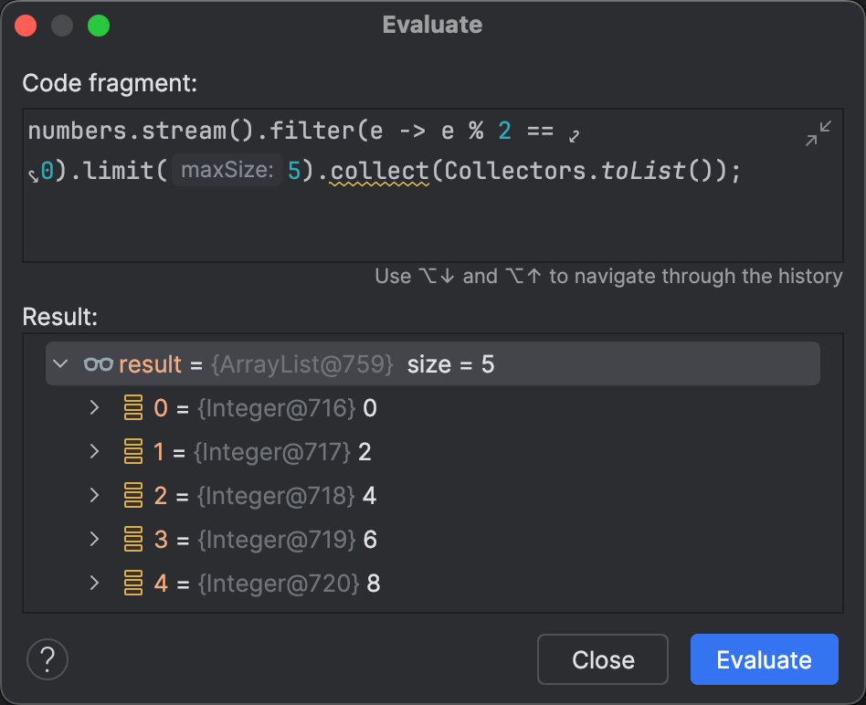 Examine suspended program | IntelliJ IDEA Documentation