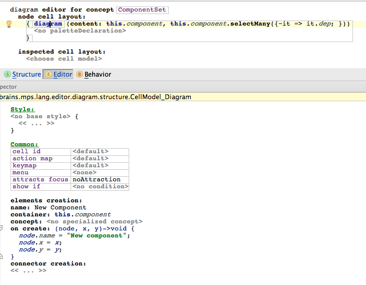 Editor cell Editor cell