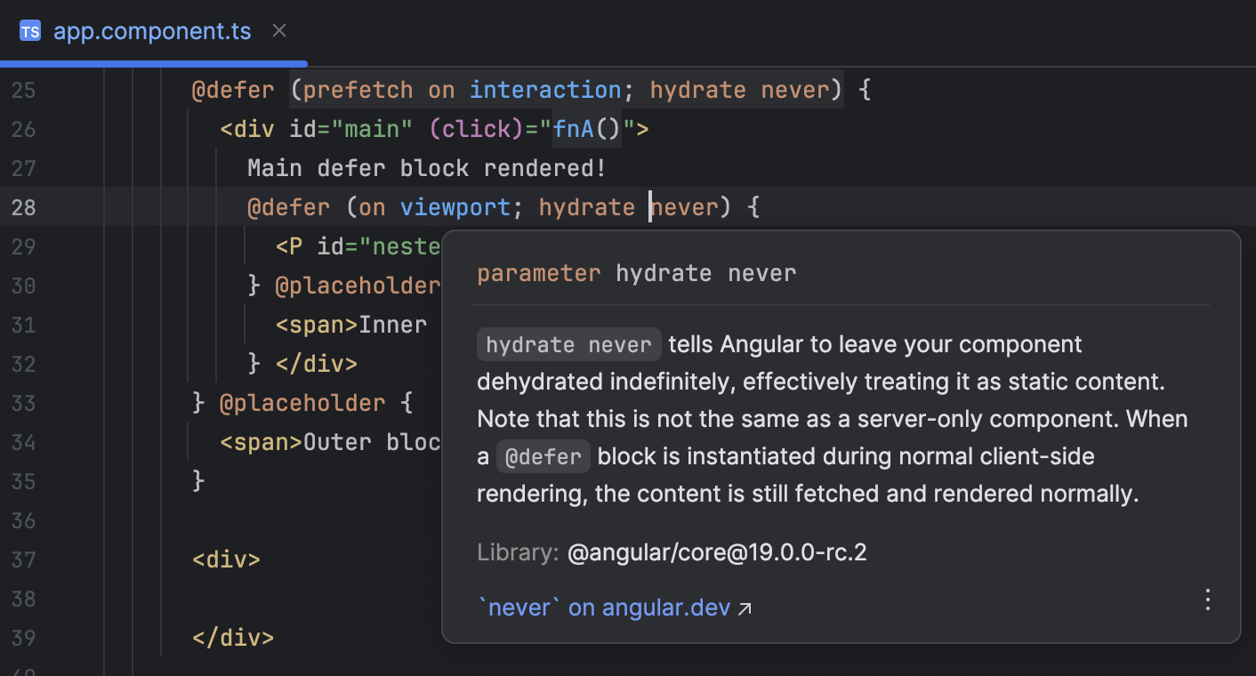Angular | PyCharm Documentation
