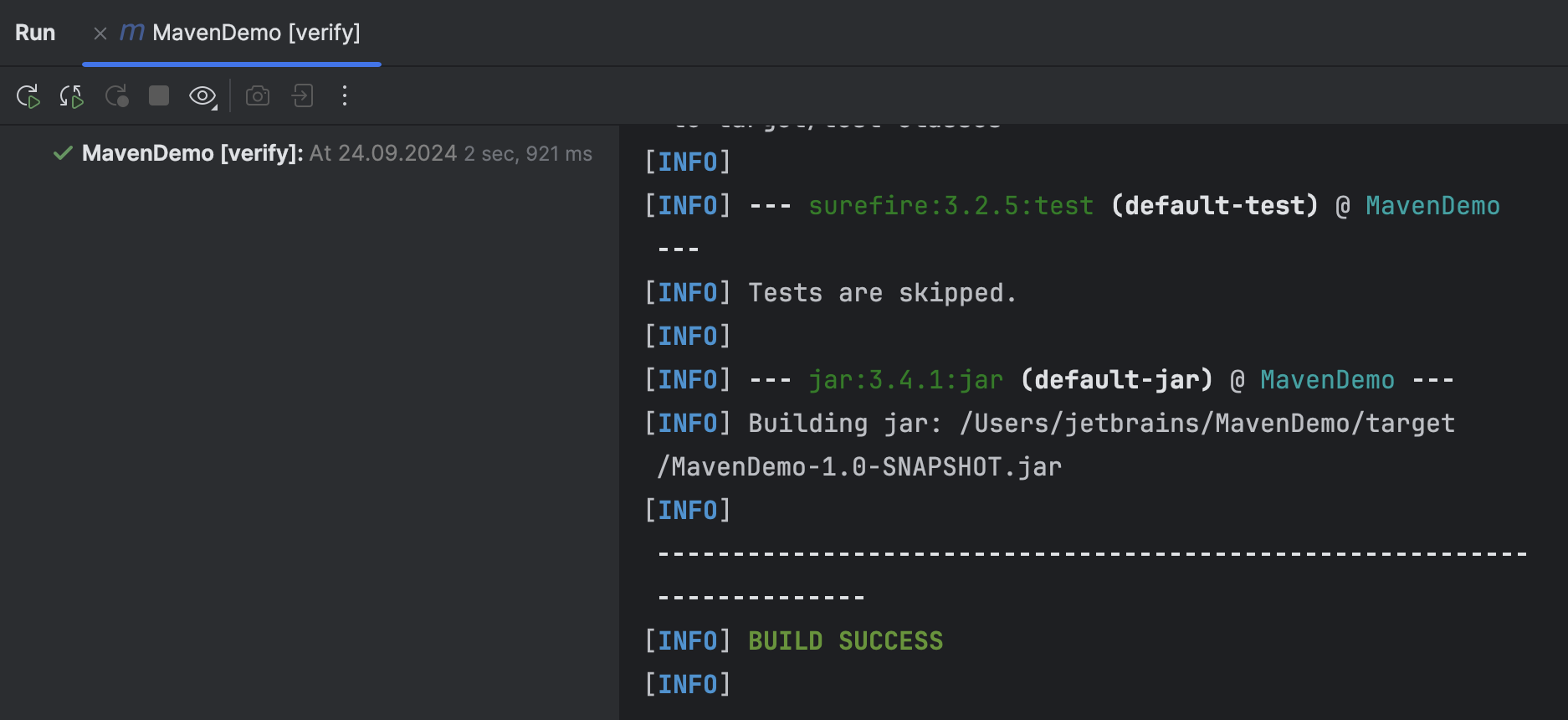 Maven 测试 | IntelliJ IDEA 文档