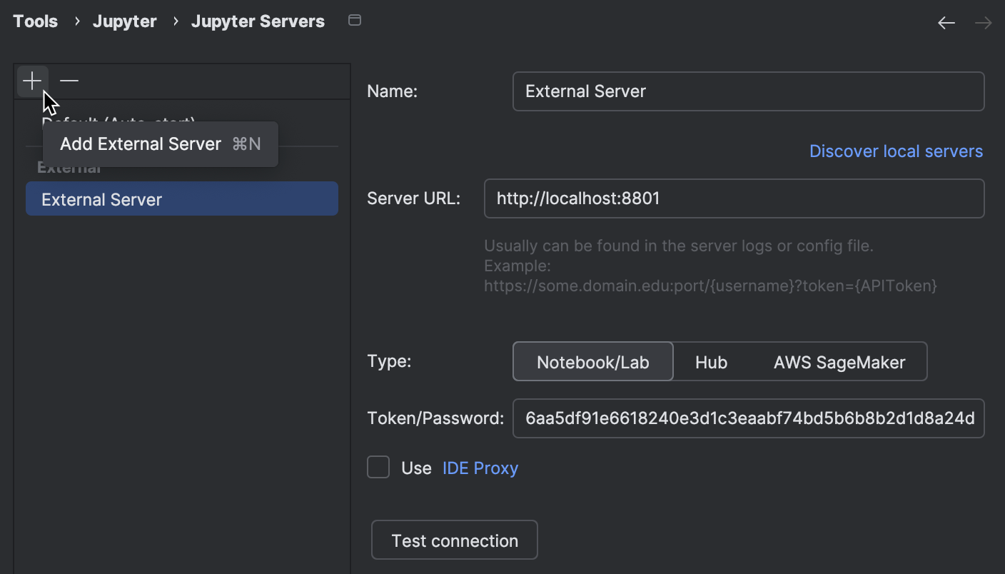 Manage Jupyter notebook servers | IntelliJ IDEA Documentation