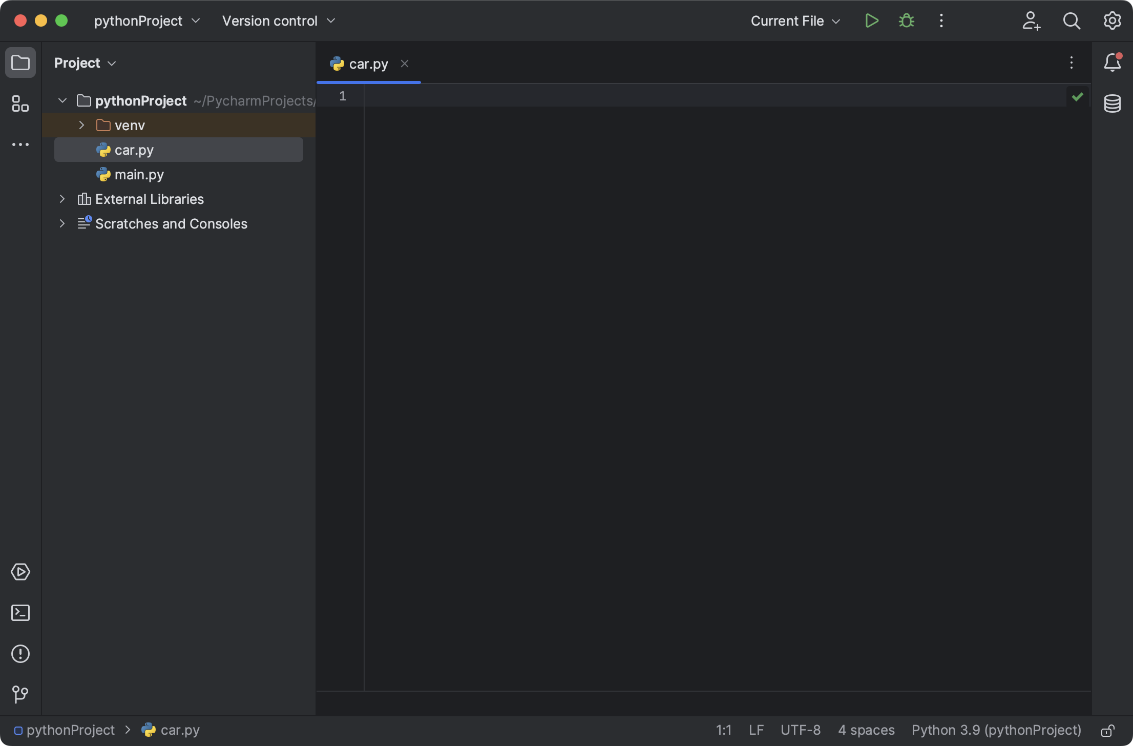 New Python file