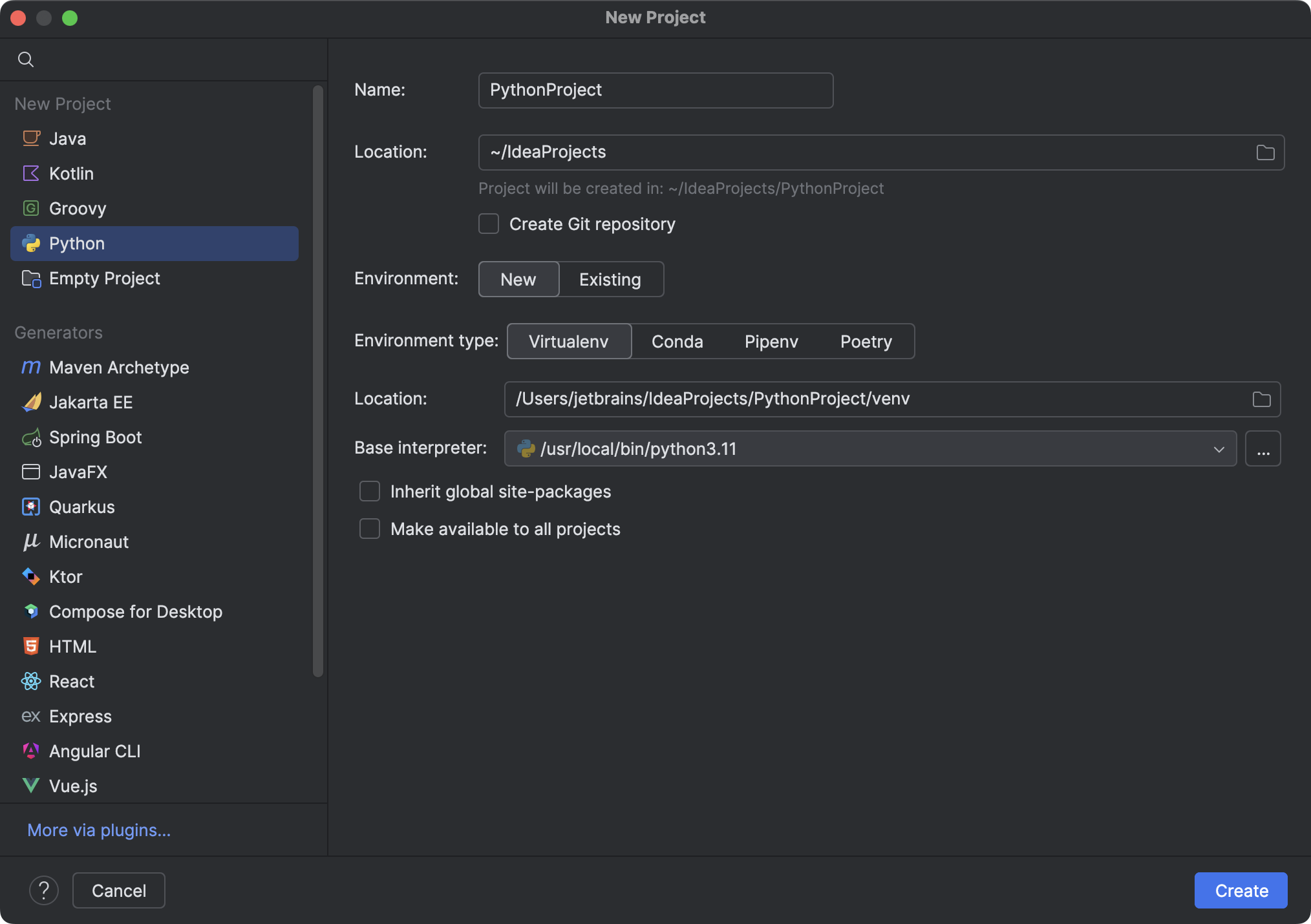 Python | IntelliJ IDEA Documentation