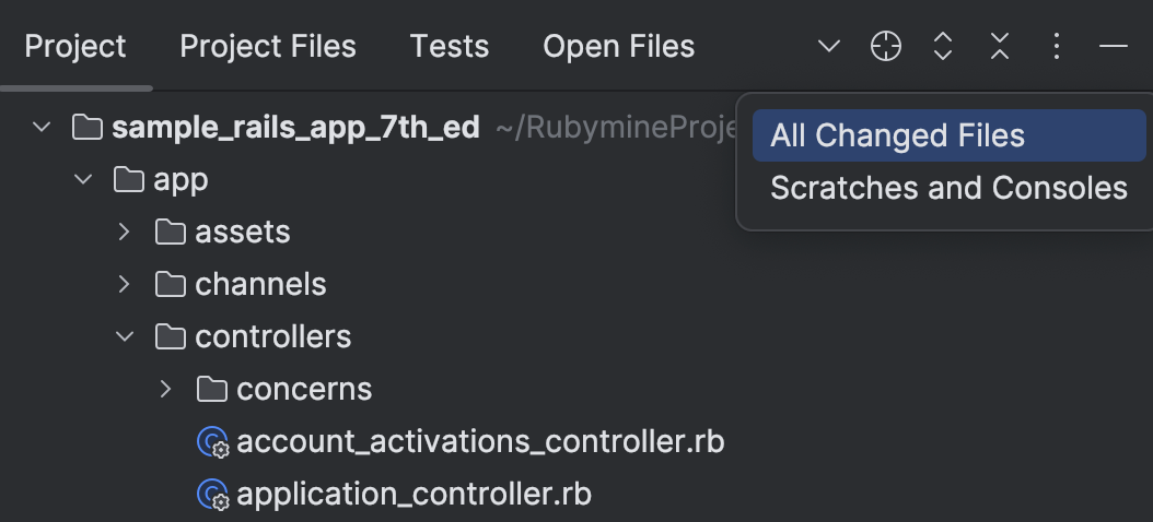Tool windows | RubyMine Documentation