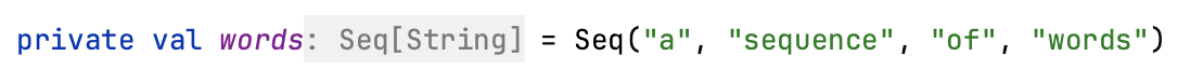 Inlay hints for Scala method chains Inlay hints for Scala method chains