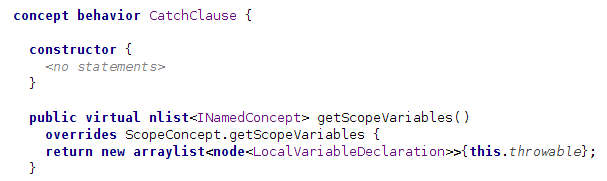 Scope info Scope info
