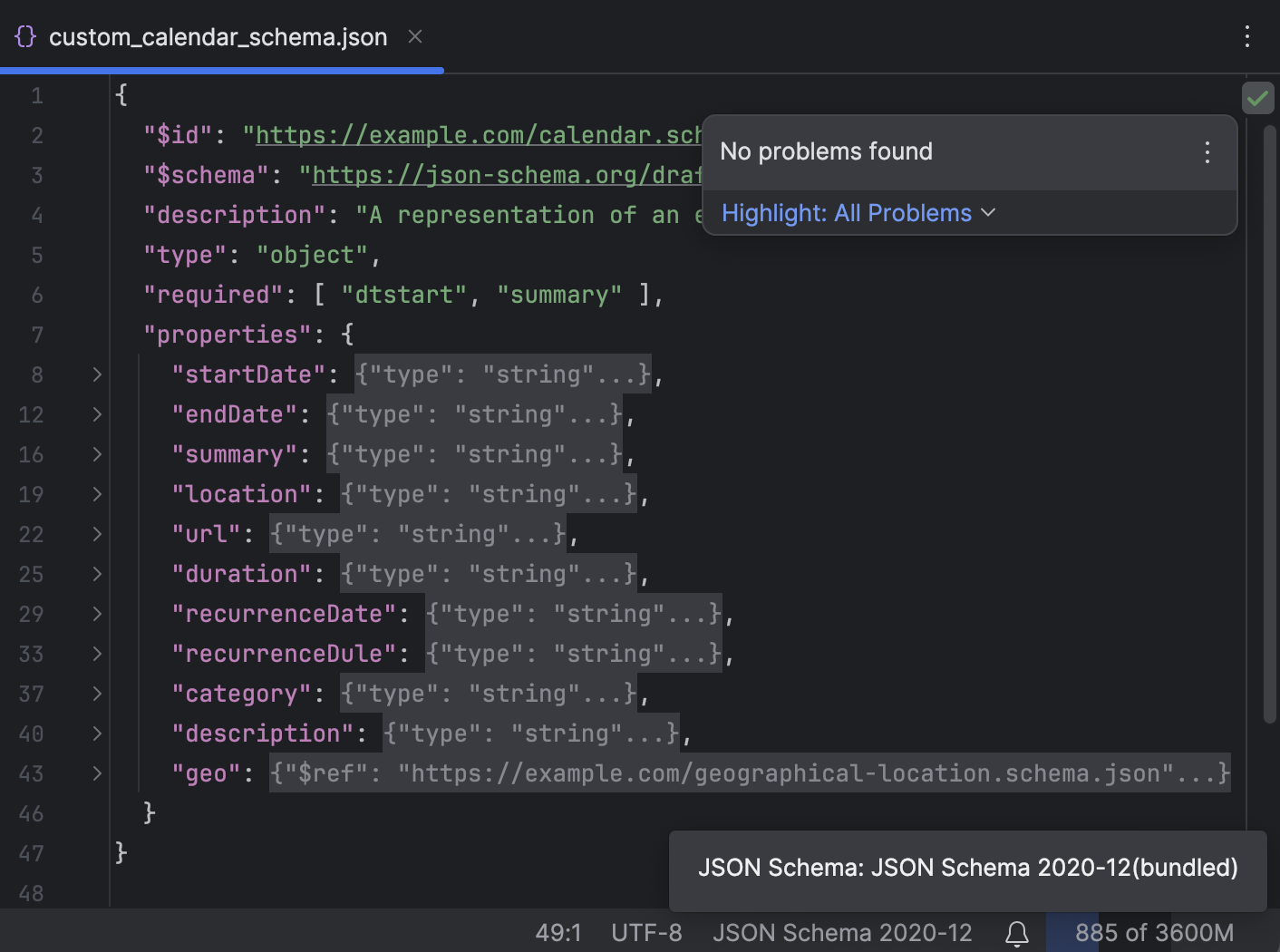 JSON | PyCharm 文档