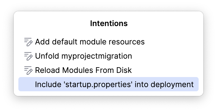 Add copy resource construction with an intention