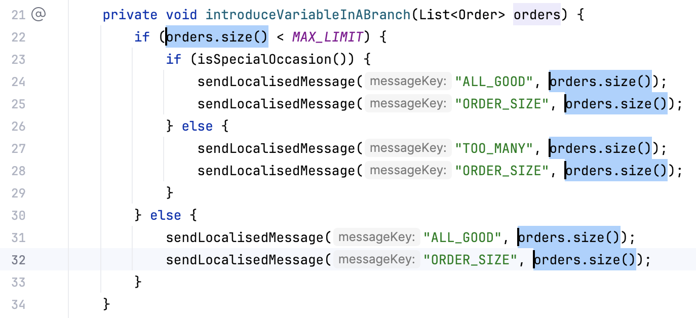 the Multiple Selection feature used in the editor the Multiple Selection feature used in the editor