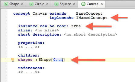 Concepts definition Concepts definition