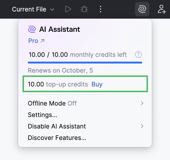 Track Top-up AI Credits usage Track Top-up AI Credits usage