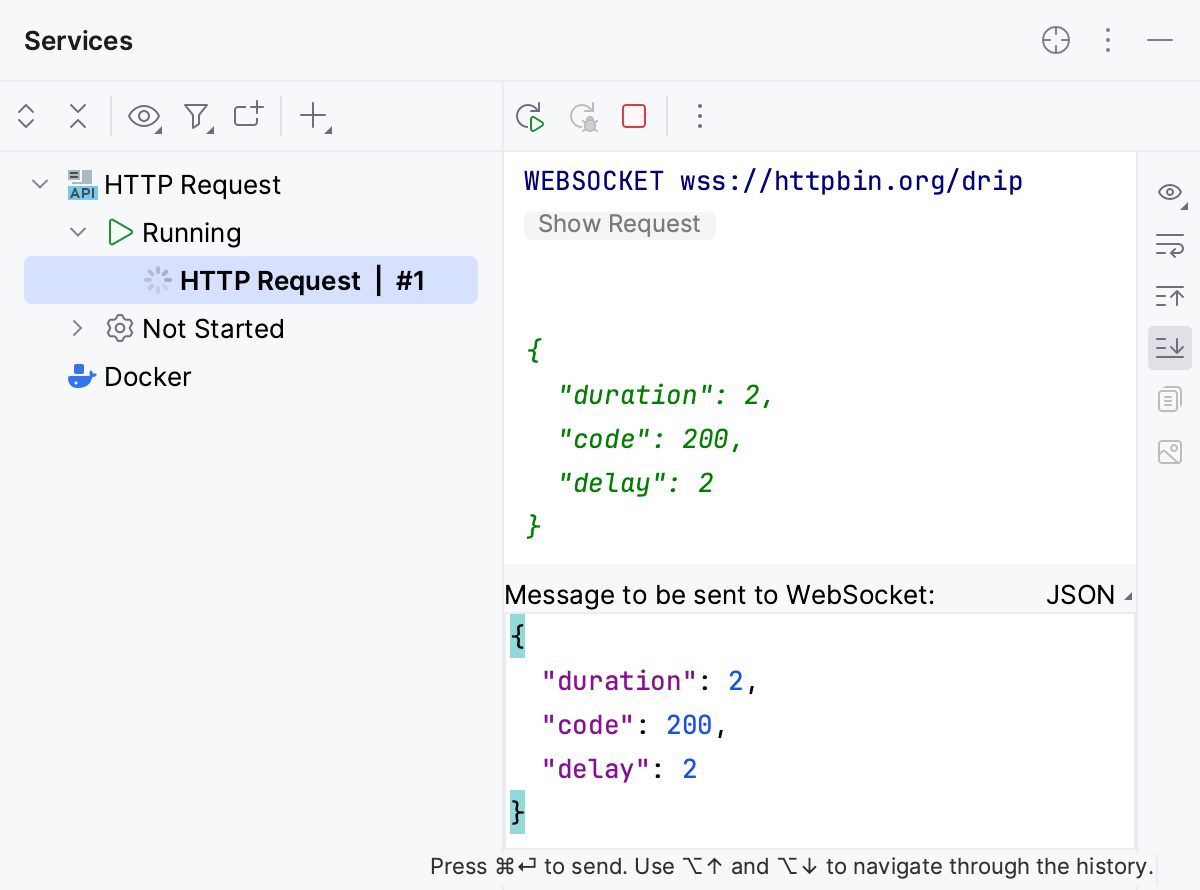 The Services tool window