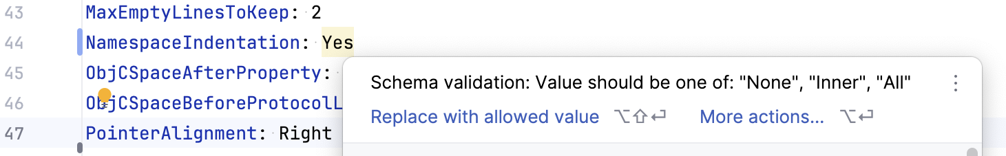 validating option values