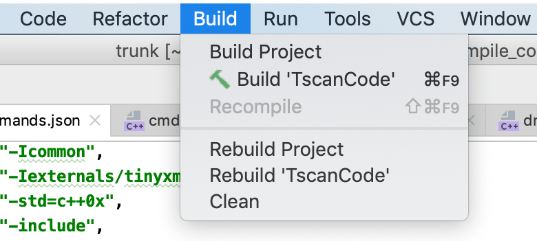 custom application build menu custom application build menu