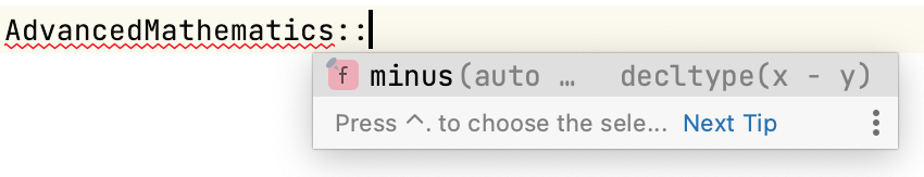 Completion for symbols from modules Completion for symbols from modules