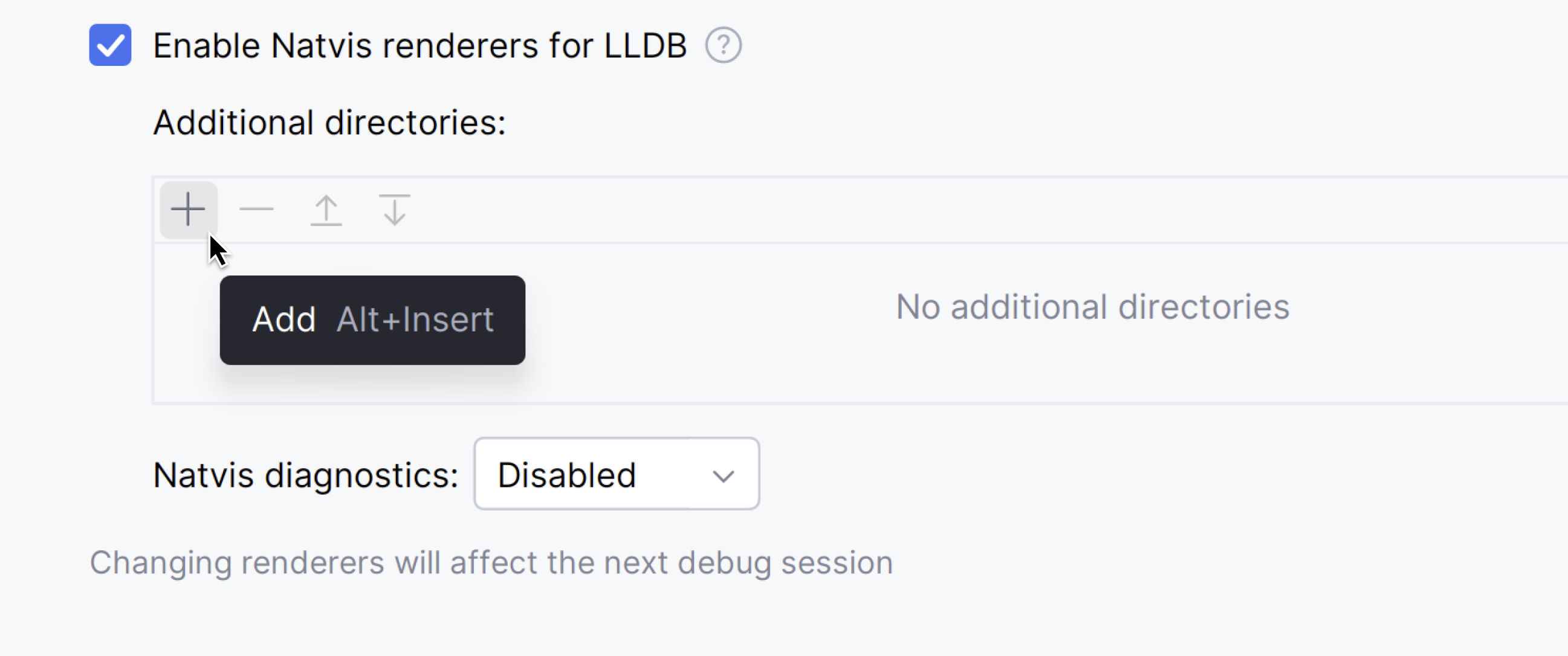 Custom location for Natvis files
