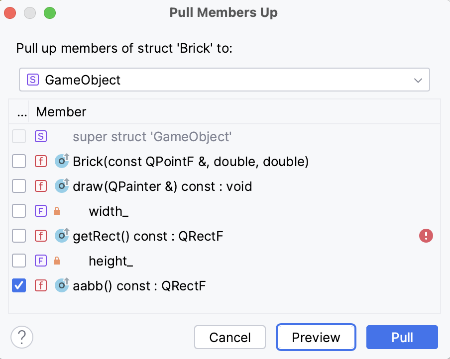 上移成员 上移成员