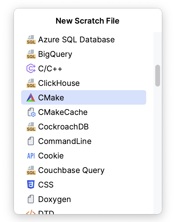 Scratch file language Scratch file language