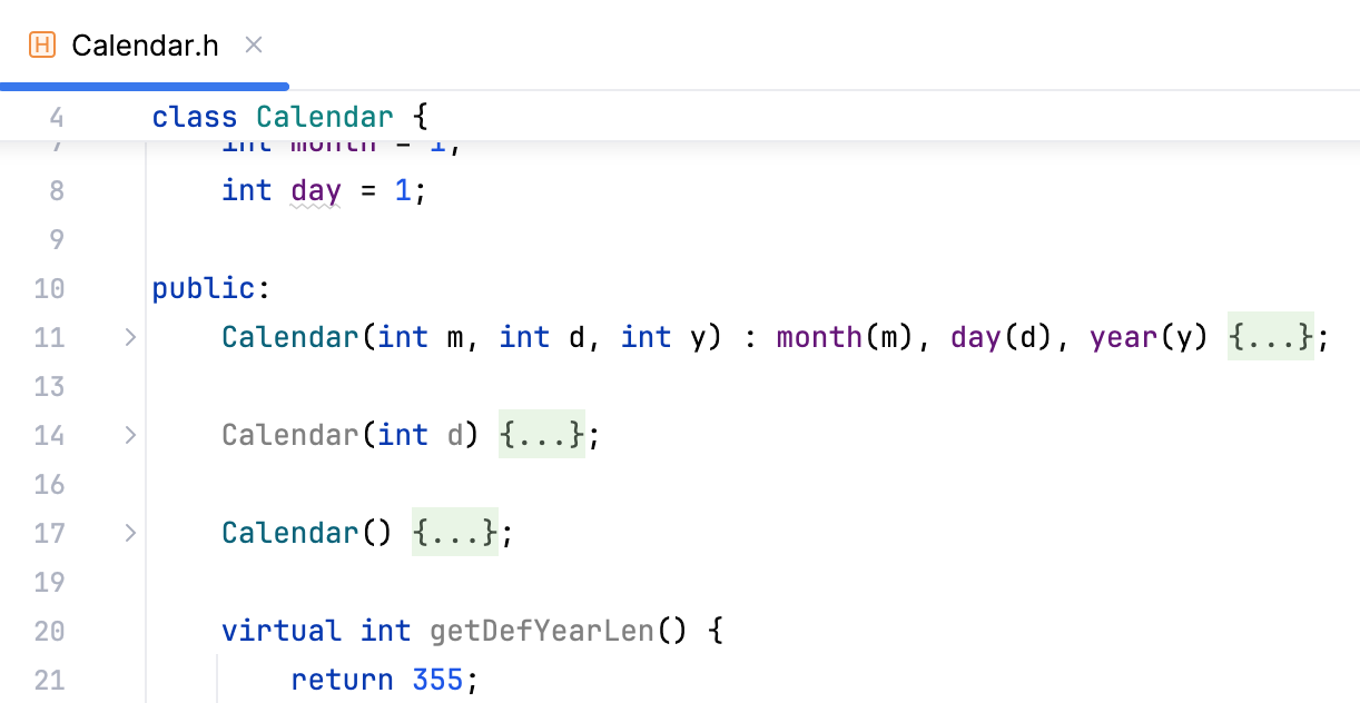 CLion：编辑器中的粘性行