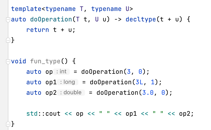 Type hints for deduced types Type hints for deduced types