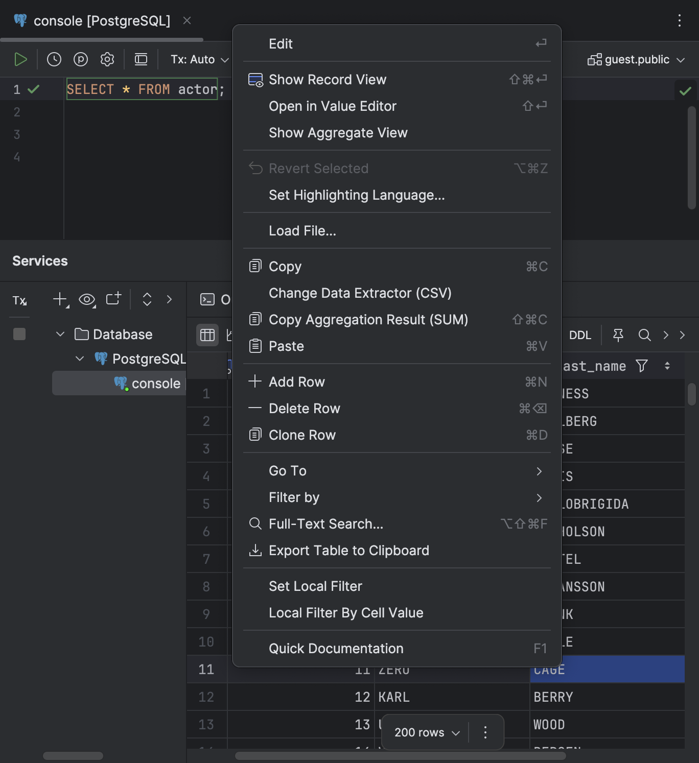 Cells | PyCharm Documentation
