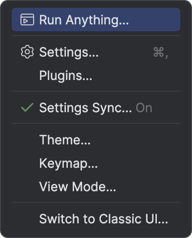 IDE settings backup and sync | DataGrip Documentation