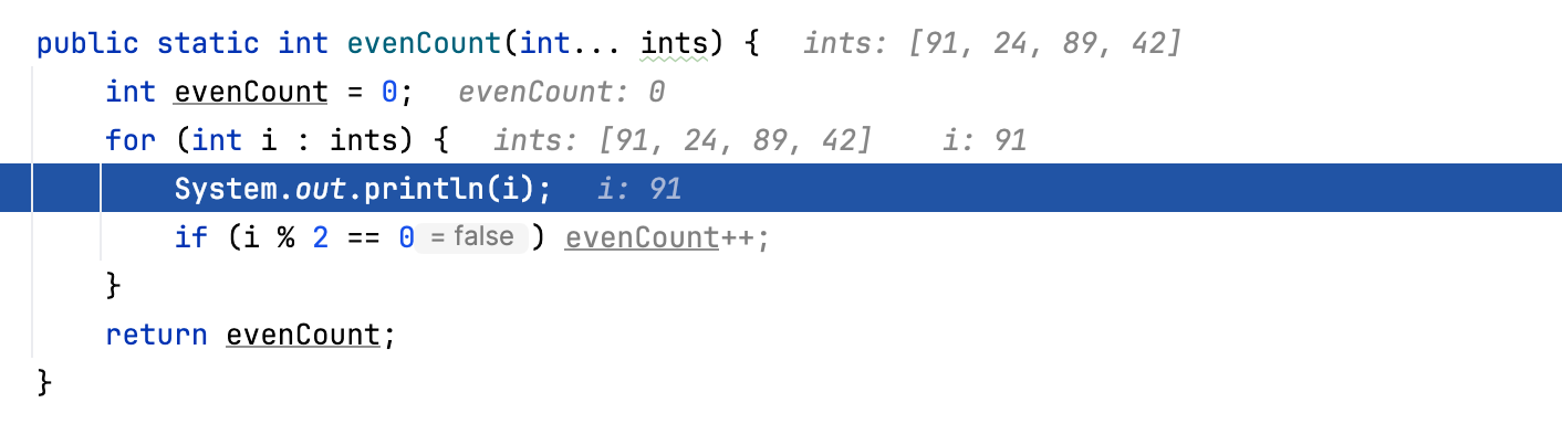 将来のブール状態の結果を示すヒント A hint showing the result of a future boolean condition